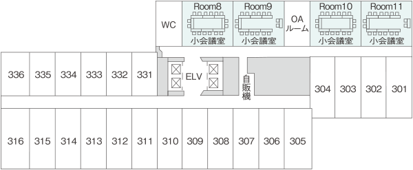 3F フロアマップ